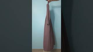 "Discover Elegance: Our Rose Branch Coloured Burqa - Exclusively at Fatima Boutique 