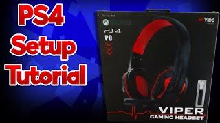 How To Set Up Your Viper Gaming Headsets For Ps4! Viper Gaming Headset PS4 Set Up Tutorial!