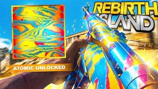 I FINALLY UNLOCKED ATOMIC CAMO on REBIRTH ISLAND! (Vanguard Warzone)