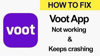 Easy fix Voot app not working & keep crashing on android, iOS? // Smart Enough