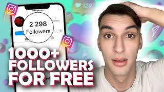 HOW TO GET FIRST 1,000 FOLLOWERS ON INSTAGRAM IN 5 MINUTES FOR FREE | REAL WAY TO PROMOTE INSTAGRAM