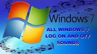 MICROSOFT WINDOWS 7 ALL LOG ON/OFF SOUNDS (ALL THEMES)