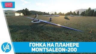 Гонка на планерах «Race-200-Montsaleon» 200км – DG-808S (Touching Cloud) – MSFS – VIRTAVIA №285