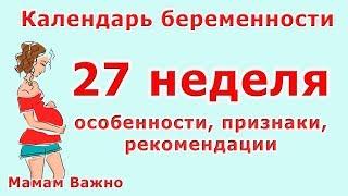 27 неделя беременности: особенности, изменения, рекомендации