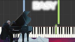 Ludovico Einaudi - Elegy For The Arctic EASY Piano Tutorial