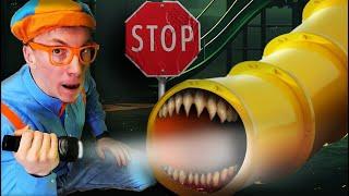 WHAT IS INSIDE of SLIDE EATER ? Slide EAT BLIPPI.EXE AT MY HOME!