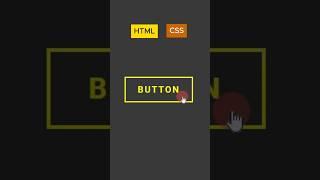 HTML CSS Button Hover Animation Effect #shorts #html #css #coding