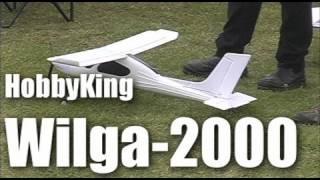 HobbyKing Wilga -2000 RC plane, test-flight