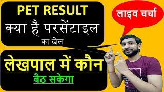 PET RESULT | UPSSSC PET RESULT 2021 | LIVE SCORE CARD | PET PERCENTILE SCORE, NORMALISED SCORE