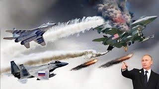 30 Seconds Ago! 8 US F-16 entering Russian airspace were shot down by 3 Russian MiG-29SM pilots.