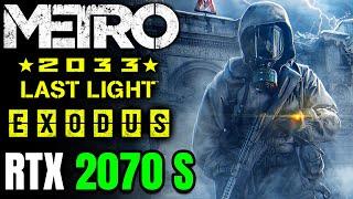 Metro Franchise - RTX 2070 S - Exodus - 2033 - Last Light - PC Raytracing Enhanced Edition