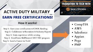 Unlocking Opportunities for Military Professionals: SkillStorm's COOL Certifications