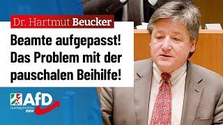 Beamte aufgepasst! Das Problem mit der pauschalen Beihilfe! – Dr. Hartmut Beucker (AfD)