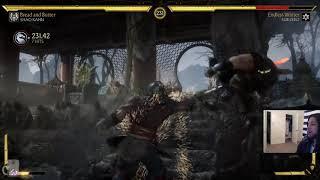 Full dmg buff combo with krushing blow at the end. (Shao Kahn)