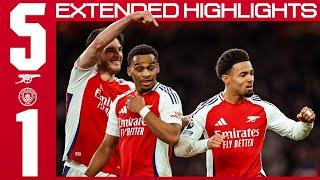 EXTENDED HIGHLIGHTS | Arsenal 5-1 Manchester City | All the goals & moments from a five-goal feast!