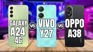 SAMSUNG GALAXY A24 4G vs VIVO Y27 vs OPPO A38