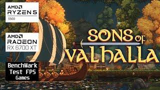 Sons of Valhalla l AMD Rx 6700 xt & Ryzen 5 5500 l 1080p - ULTRA FPS TEST #benchmark