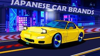 JAPANESE CAR BRANDS (JDM Animation)