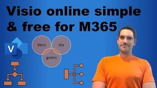 Visio online: New easy venn, flow charts now free with M365 for biz