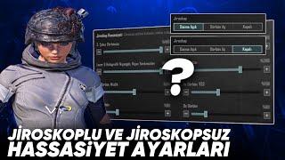 Pubgde Yapmanız Gereken Tüm Ayarlar | Jiroskoplu ve Jiroskopsuz Hassasiyet Ayarları | Pubg Mobile