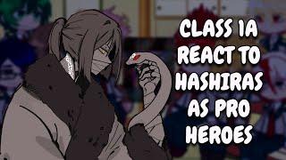 Class 1A React To Hashiras As Pro Heroes || MHA || KNY || Gacha React