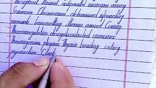 Oh my god unbelievable English Handwriting practice in the world Best writing Official