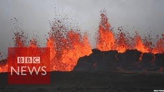 Iceland's Bardarbunga volcano continues dramatic lava eruption - BBC News