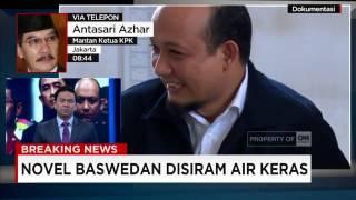 Breaking News! Novel Baswedan Disiram Air Keras - Penyidik E-KTP dari KPK