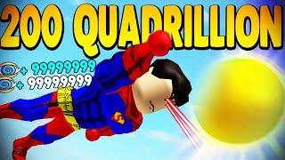 STRONGEST PLAYER *200 QUADRILLION* VS WHOLE SERVER | Super Power Training Simulator (ROBLOX)