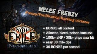 Melee Frenzy Trickster Bonks all Content - 3.24 Path of Exile Build Guide