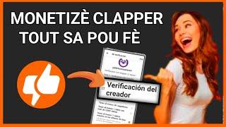 🟢Men tout sa wap bezwen pou monetizè clapper rapid #clapper #monetizè #dmtechfacile