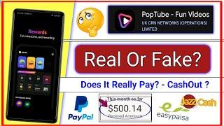 PopTube - Fun Videos Game Legit Or Scam? - PopTube Real Or Fake - PopTube App Review