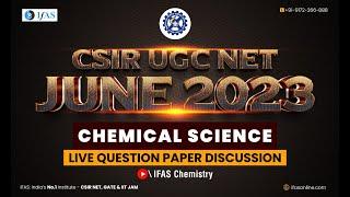 CSIR NET Chemistry Paper Solution - PYQ Solutions June 2023