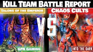 Chaos Cult VS Custodes  - Kill Team Battle Report - Into the Dark