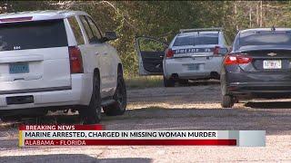 Active duty marine arrested in connection with body found in Mobile: Escambia County Sheriff’s Offic