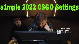 S1mple 2022 CS:GO Settings [UPDATED] (Sensitivity, Video, Crosshair & MORE)