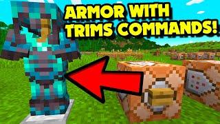 How to Give & Spawn ARMOR ITEMS WITH TRIMS in Minecraft 1.21+ Java?! Trim Data Component [Very Easy]