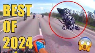 The WORST Motorcycle Crashes, Road Rage and Close Calls of 2024! Ep.32