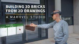 AR Applications in VET: Building 3D Walls from 2D Drawings