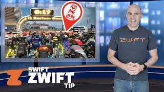 Swift Zwift Tip: How to Start in the Front Group of Zwift Events!