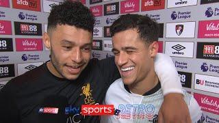Alex Oxlade-Chamberlain defends Philippe Coutinho when asked about transfer rumours