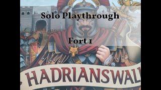 Hadrianswall - Kampagne Fort 1 - Regeln + Solo Playthrough - Deutsch