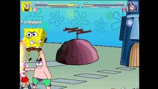 MUGEN - SpongeBob & Patrick VS Konata & Kagami