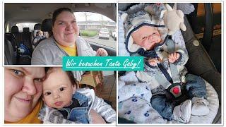 Wir fahren zu Tante Gaby mit Luca & Mika! || Vlog! || Reborn Baby Deutsch || Little Reborn Nursery