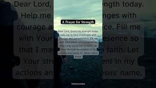 Morning Prayer for Strength | Daily Prayers with God