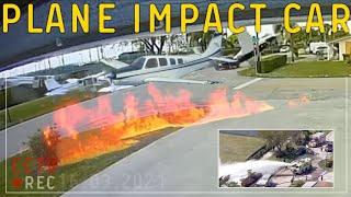 Plane impact into car in Florida 16.03.2021