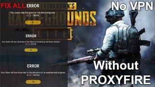 FIX ALL THE ERRORS in PUBG PC Lite !!  Play Without Proxifire !! NO VPN !! ANY Country