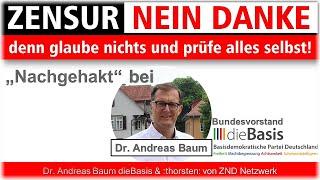 "Nachgehakt" bei Dr  Andreas Baum Partei dieBasis