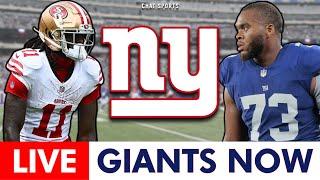 LIVE NY Giants Rumors, News: Brandon Aiyuk Trade? Evan Neal Experiment OVER?