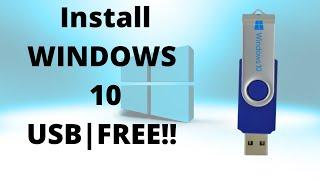 How to Make Windows10 bootable USB|Flash drive windows 10| USB Flash Drive